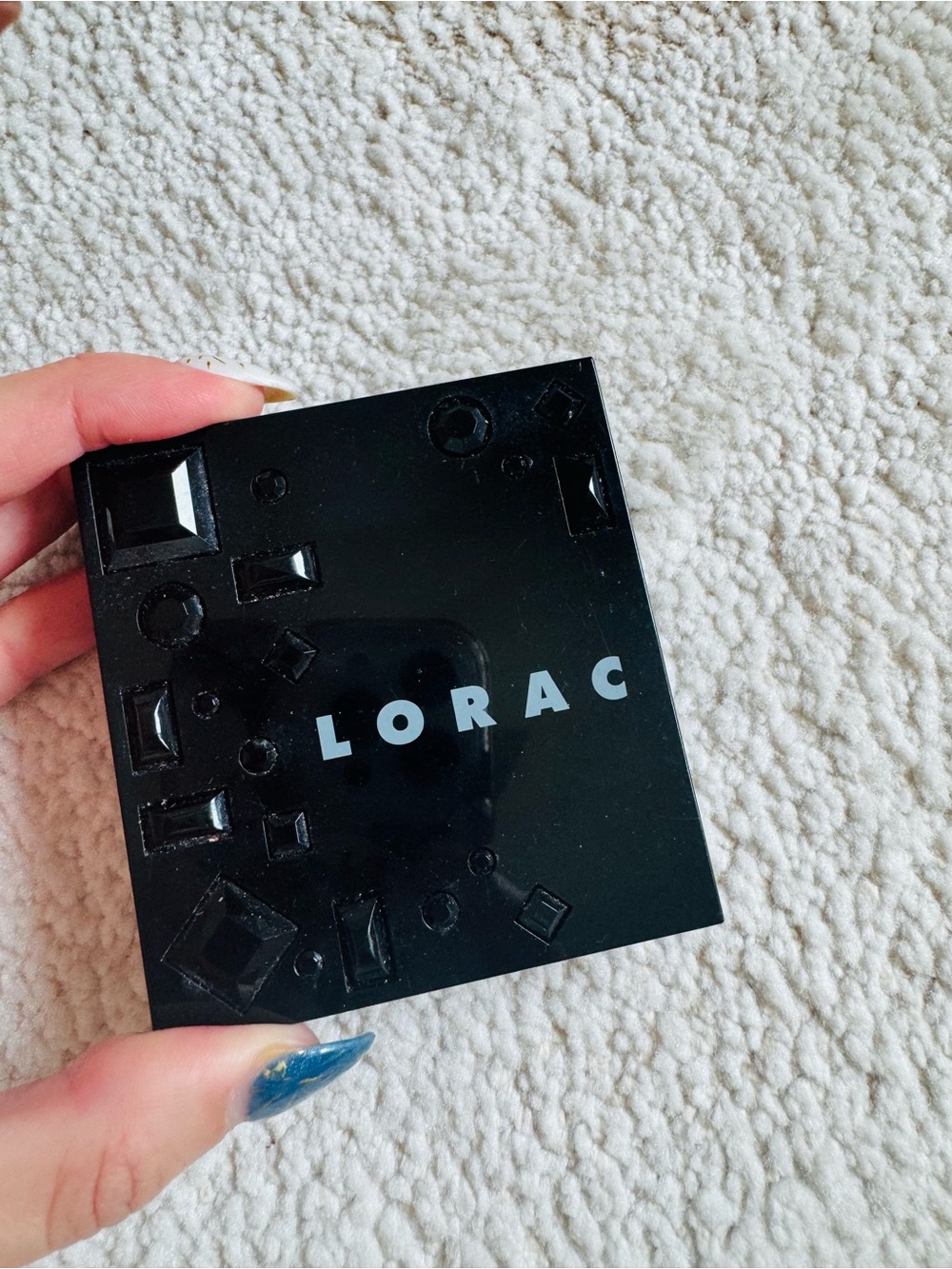 LORAC Black Compact Makeup Palette Navy & Gray Shades